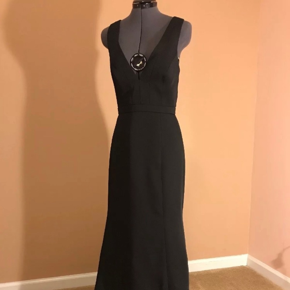 BCBG MaxAzria formal black maxi gown size 4